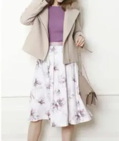 Apuweiser-riche Autumnニュアンスフラワースカート