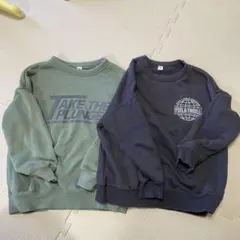 GU キッズトレーナー　2枚組　110サイズ