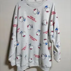 新品未使用サンリオHello Kitty 長袖レディース キティちゃんトレーナー