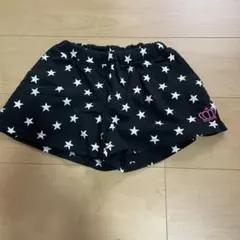 BABYDOLL 星柄 ハーフパンツ ブラック 120cm
