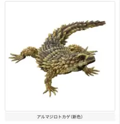 いきもの大図鑑アドバンス アルマジロトカゲ （新色） ガチャ ガシャポンのサムネイル