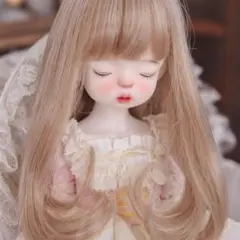〇1/6ドール ウィッグ 6-7インチ ロング ストレート 可愛いa