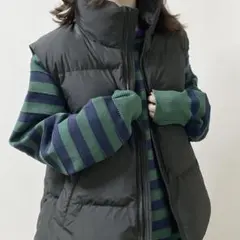 ヒートパテッドオーバーサイズベスト