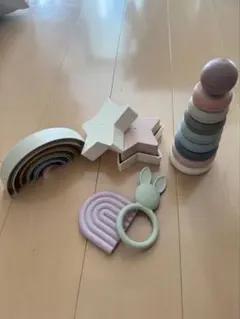 mushie 知育玩具など5点セット