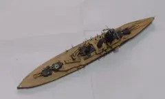 アオシマ　1/700　完成品　戦艦長門　竣工時