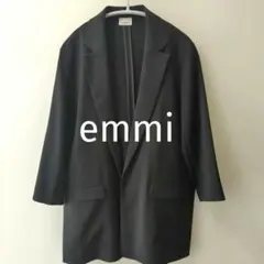 emmi 七分袖 テーラードジャケット ブラックのサムネイル