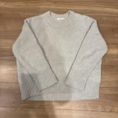 美品　ギャルリーヴィー　ファインウール クルーネックプルオーバー　S