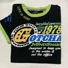 【Mサイズ】GOTCHA メンズTシャツ ブラック ロゴプリントのサムネイル