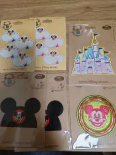 東京ディズニーリゾート ワッペン 6点セット