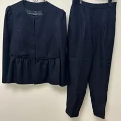ネイビー セットアップ ジャケット パンツ