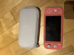 Nintendo Switch Lite コーラル 本体とケース