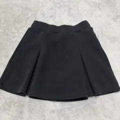 GU スカート ショートパンツ付き 黒 白 130
