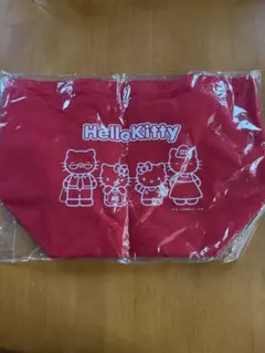 キティちゃん トートバッグ エコバッグ キャラクターバッグ 赤