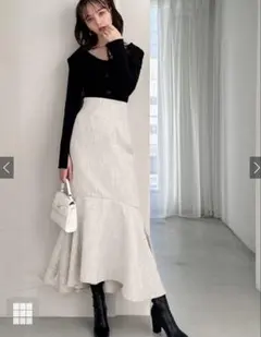 GRL ツイードマーメイドスカート [gc158]