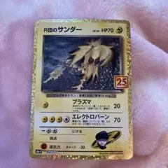 R団のサンダー lv.34 25th 008/025 プロモ