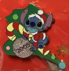 タ*ニ様 ディズニーストア　スティッチ 2005年　クリスマス　パズル　ピン　L