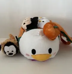 ツムツム ハロウィン ドナルドバッグ ぬいぐるみ＋グーフィーハロウィン