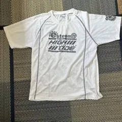 ホワイト ラグランスリーブ Tシャツ