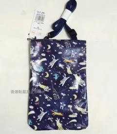マンハッタナーズ 猫柄 ネコ柄 ポシェット ショルダーバッグ 新品 日本製