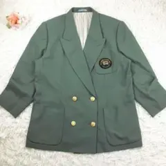 美品◎Burberrys バーバリーズ テーラードジャケット 緑 グリーンのサムネイル