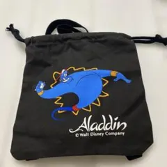 Disney アラジン 巾着型リュック　ジーニー