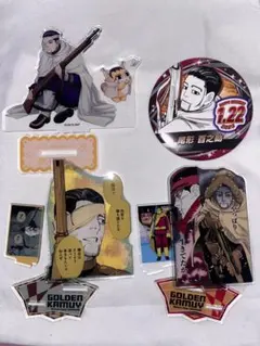 ゴールデンカムイ　アクリルスタンド　アクスタ　尾形百之助　缶バッジ　原作　誕生日