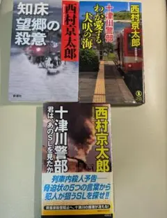 西村京太郎十津川警部シリーズ ミステリー小説 3冊セット