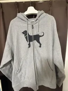 The Black Dog ジップアップパーカー グレー XL
