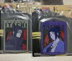 NARUTO 一番くじ　うちはサスケ　うちはイタチ　ラバーコースター　２個