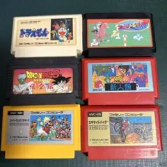 ファミコンソフトのみ　6本セット　単品売りは500円(まとめ売り割引あり)