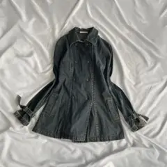 Rule ルール フランスコックジャケット デニム ダブルブレスト y2k 