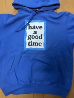 have a good time パーカー ブルー XL