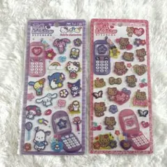 【正規品】平成はっぴーフォン 日焼けキティ サンリオキャラクターズ　2枚セット