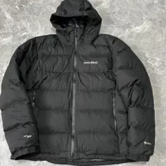 極美品　モンベル　パーマフロスト　ダウンジャケット　EX800 黒　L メンズ