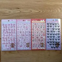 サンリオボンボンドロップシール mini 4シートセット