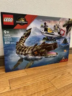 【新品未開封】　レゴ　ジュラシック モササウルス　調査船ミッション76974のサムネイル