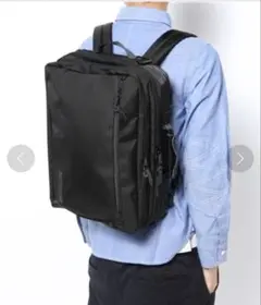 Beams 別注 日本製 3Way ブリーフケース 黒