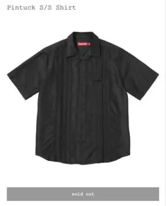 26ss Supreme Pintuck S/S Shirt "Black" Lのサムネイル
