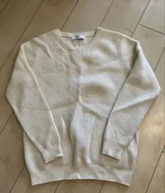 INHERIT アイボリー ニットセーター