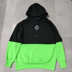 Rady バイカラー パーカー 裏起毛 蛍光 ほぼ未使用品 オーバーサイズ