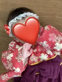 ベビー　ヘアバンド　【ハンドメイド】　お食い初め　100日祝い