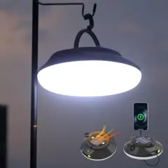 ランタン LED 充電式 大容量 防水 光色/輝度記憶 3色切替 磁気設計