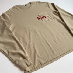 KITH キス 22AW フロッキーロゴ ロングスリーブポケットTシャツのサムネイル
