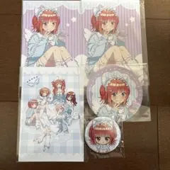 中野二乃 五等分の花嫁 ツリービレッジ ポストカード 缶バッジ