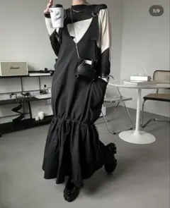 CFT. ドロストブラックジャンパースカート