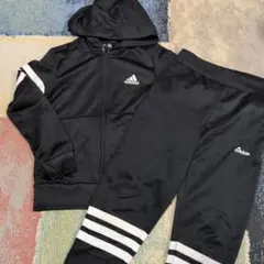 adidas　ジャージ上下　140 黒