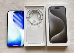 iPhone 15 Pro 256GB ブラックチタニウム