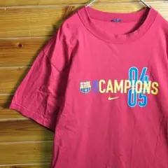 NIKE　ナイキ　FCB　FCバルセロナ　サッカー　半袖Tシャツ　XL　LL　赤
