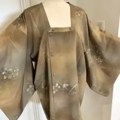 大正ロマン　昭和レトロ　アンティーク　羽織り　着物　道行　和洋折衷