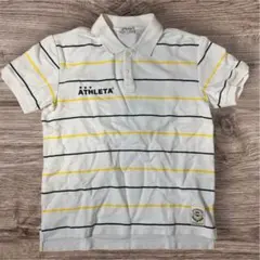ATHLETA ストライプ ポロシャツ Mサイズ